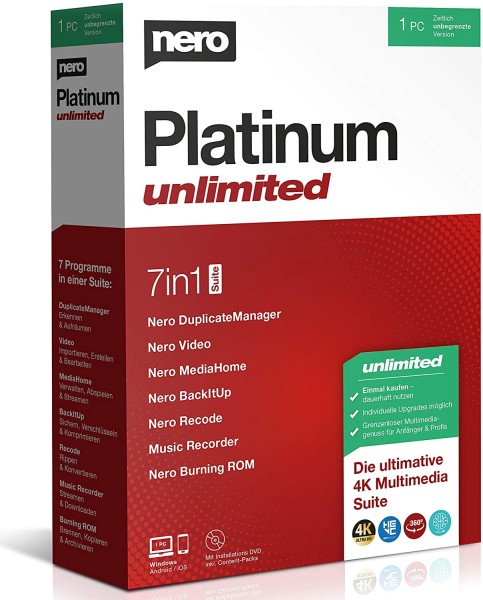 Nero Platinum 2025 Unlimited | Windows