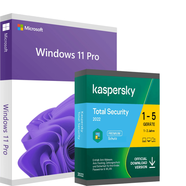 Windows 11 Pro & Kaspersky Total Security 2025