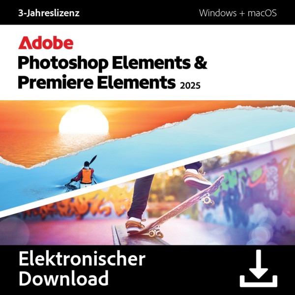 Adobe Photoshop & Premiere Elements 2025